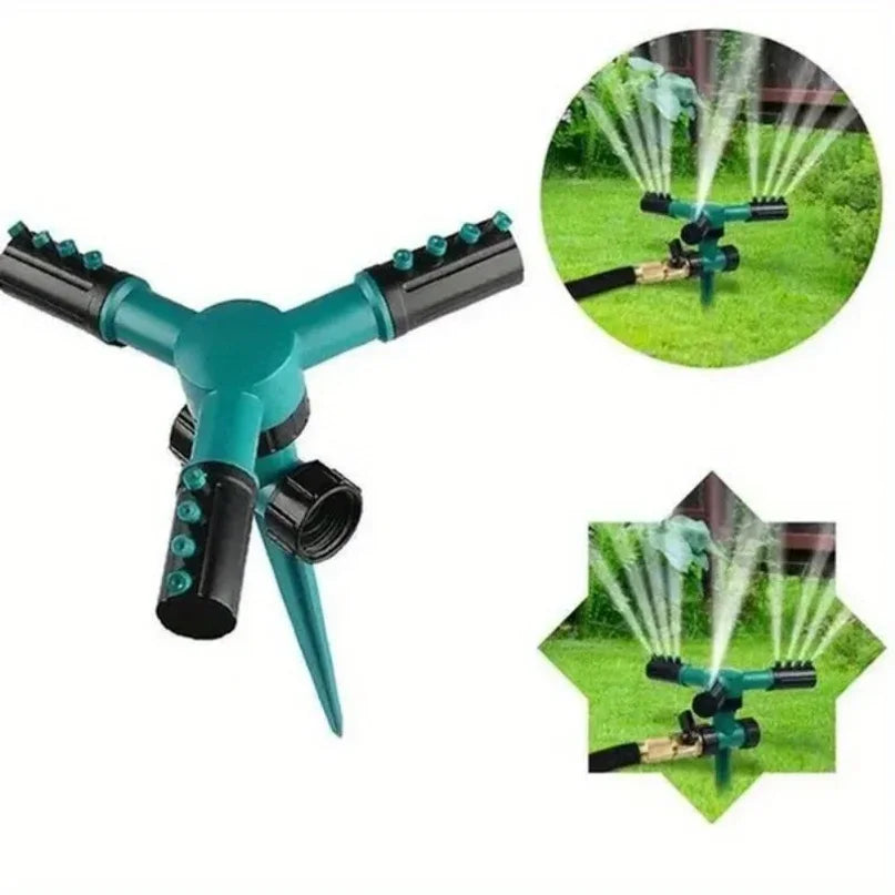 360° Rotating Lawn Sprinkler – Ground Spike Garden Irrigation Garden Sprinkler Axl