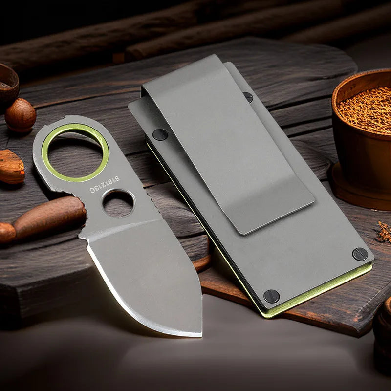 Mini Kitchen Knife with Finger Guard Sheath | 5CR15MOV Steel Mini Kitchen Knife Axl Light Grey China Mainland