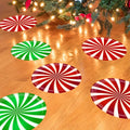 Christmas Candy Floor & Wall Stickers – Removable Holiday Decals Wall & Floor Stickers Axl 6.8inx6.8in-12pcs