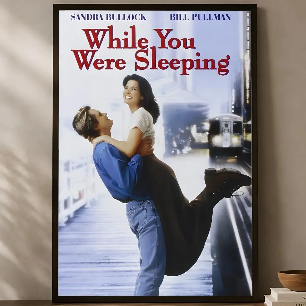 While You Were Sleeping Movie Poster – Self-Stick HD PVC Wall Art Movie Wall Poster Axl White02 15X20cmNoframe