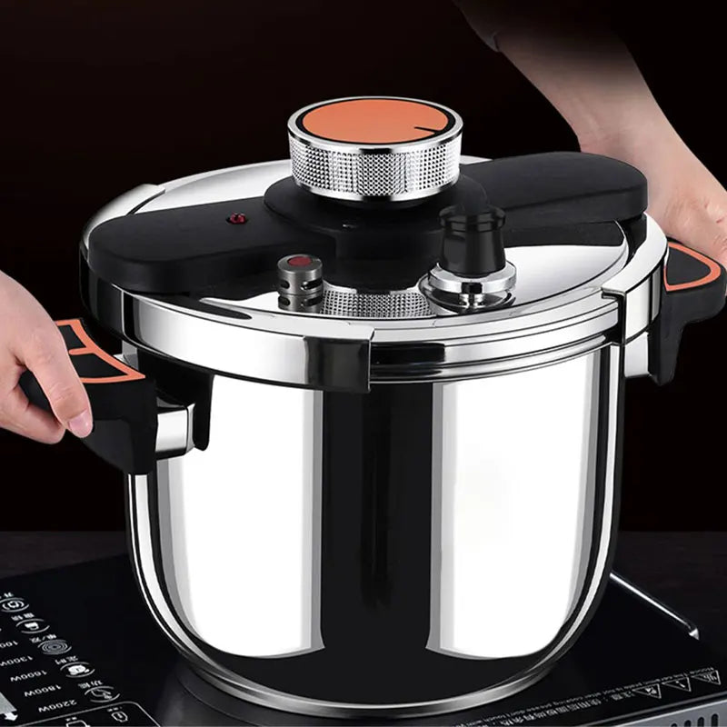 PGY Stainless Steel Pressure Cooker 4L 6L 8L – Gas & Induction Stovetop Pressure Cooker Axl