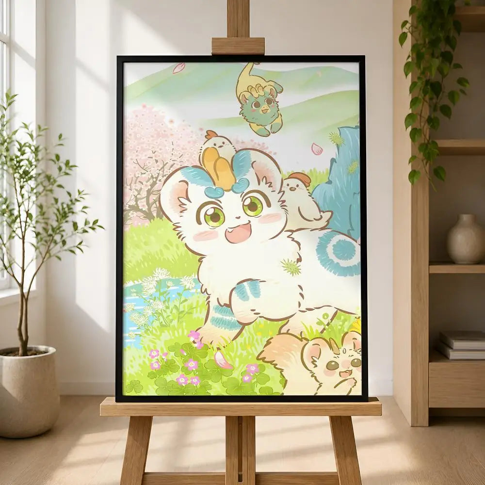 Fabulous Beasts PVC Wall Poster – Peel & Stick HD Art Wall Art Poster Axl