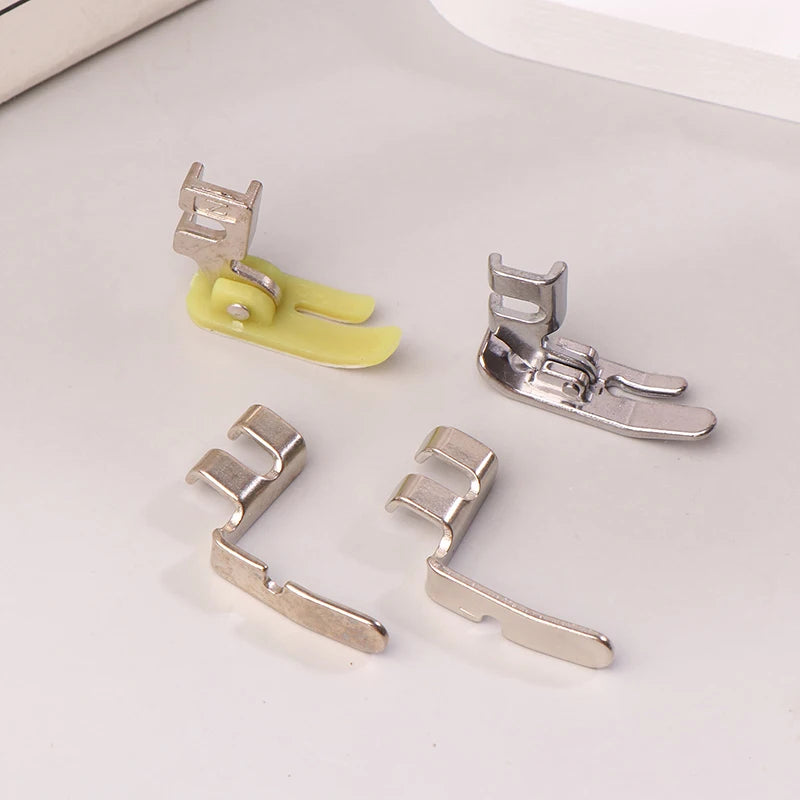 4-Piece Zipper Presser Foot Set for Old Sewing Machines Sewing Presser Foot Axl