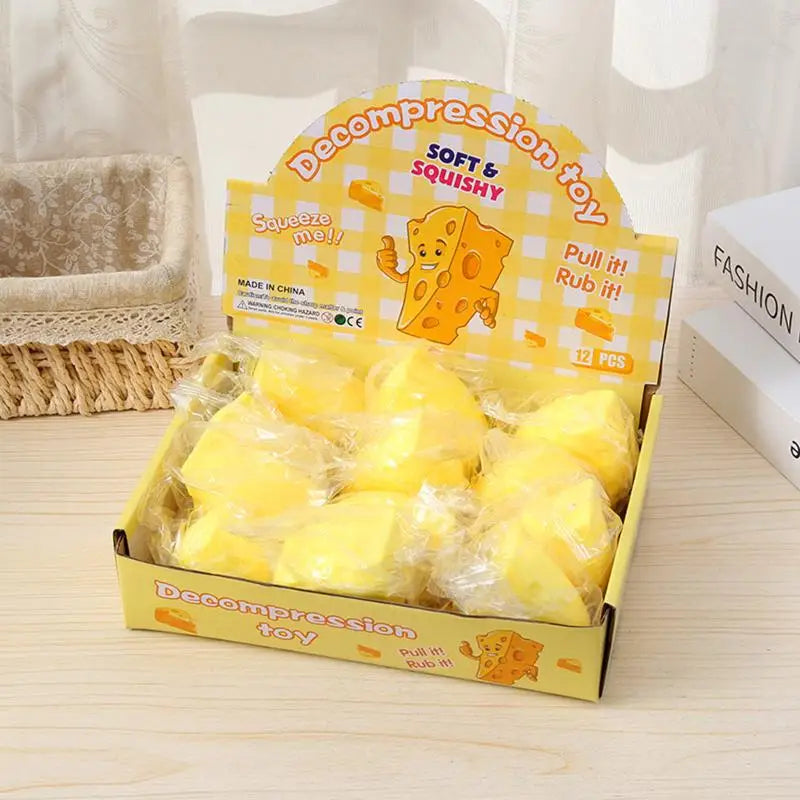 Cheese Squishy Slow Rising Fidget Toy for Adults & Teens Squishy Fidget Toy Axl