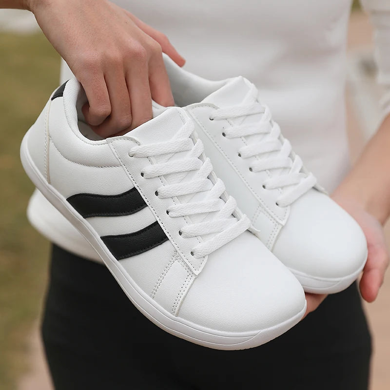 ZULIWAGN Barefoot Wide Toe Canvas Shoes – Men & Women Barefoot Canvas Shoes Axl WHITE 40