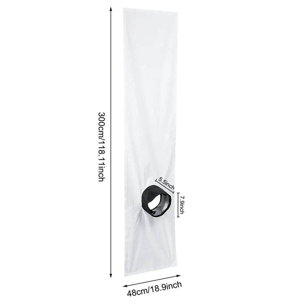AC Window Vent Seal – Windproof Polyester Sealing Cloth 2M/3M AC Window Seal Axl 3 meters