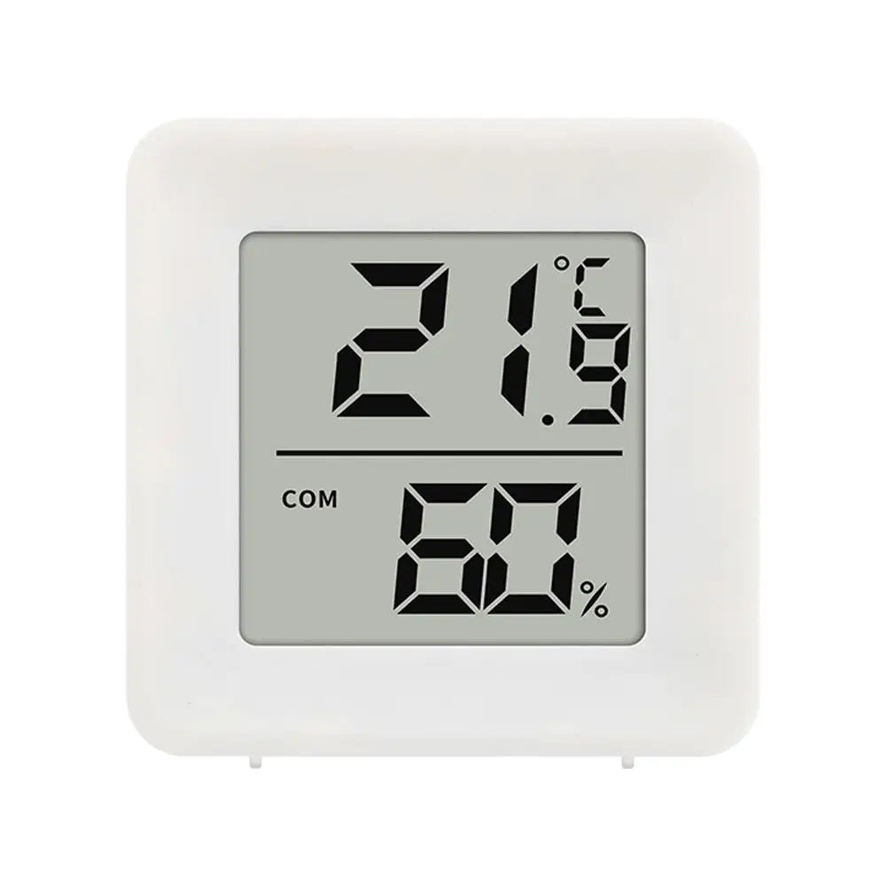 Mini LCD Thermometer Hygrometer – Indoor Temp & Humidity Meter Digital Thermometer Hygrometer Axl White