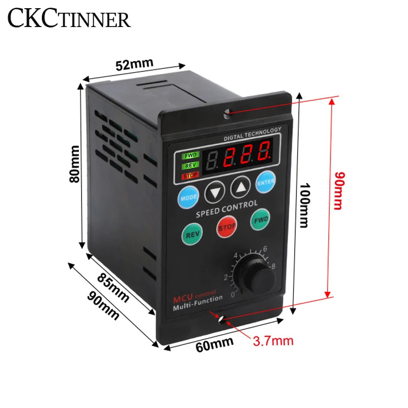 UX-52 400W Digital Motor Speed Controller AC 220V Forward Reverse Motor Speed Controller Axl