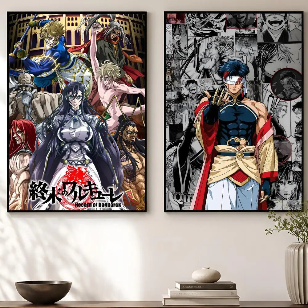 Record of Ragnarok Poster – HD Self-Adhesive Anime Wall Art Anime Wall Poster Axl