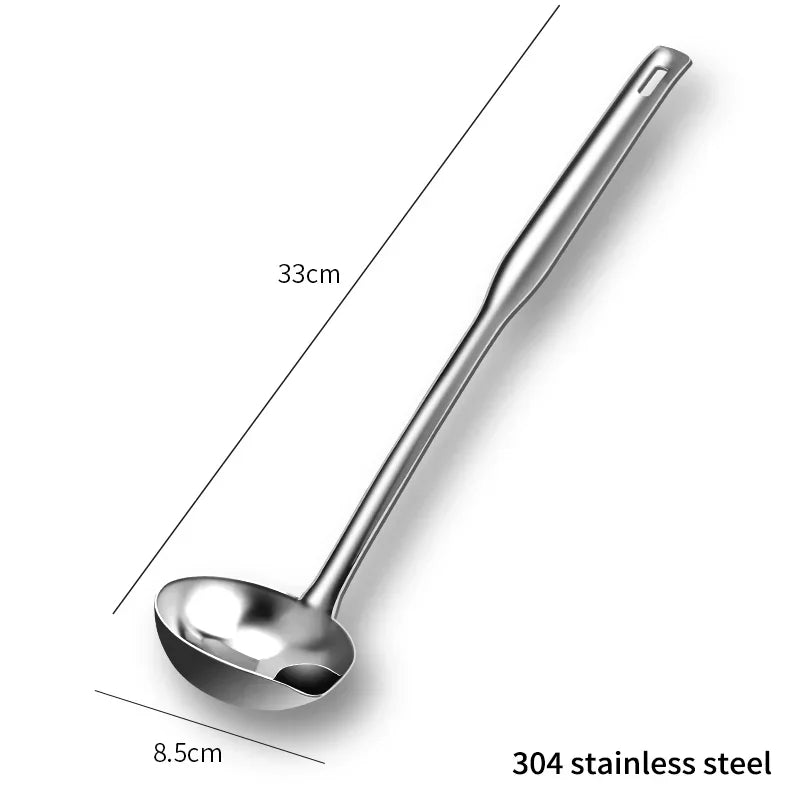 Stainless Steel Fat Skimmer Spoon – Soup Oil Separator Kitchen Strainer Spoon Axl Large size