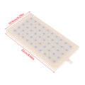 ABS Rectangular Rain Shower Head 22x10.9cm – Top Spray Rain Shower Head Axl one size