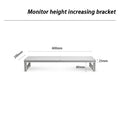 Acrylic & Aluminum Modular Monitor Riser Stand | Desk Organizer Monitor Riser Stand Axl 60x20x10cm