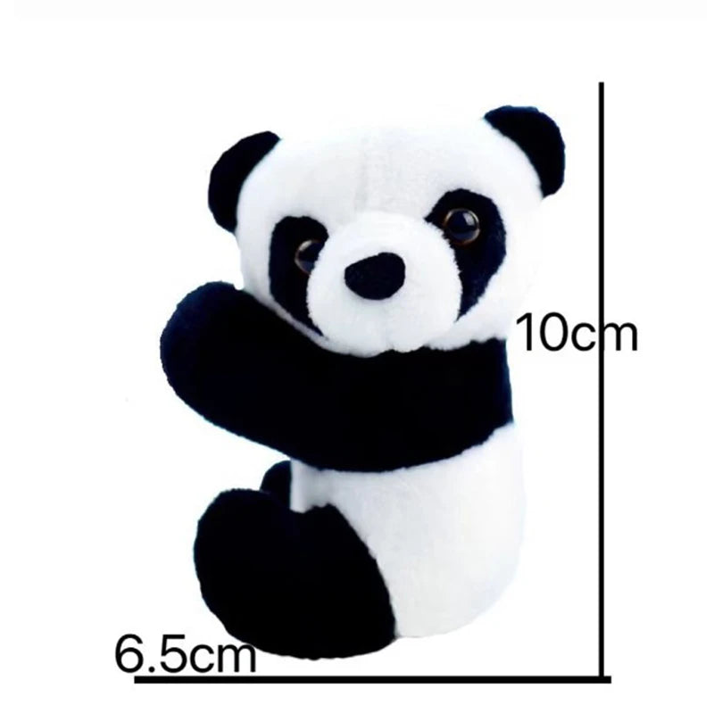 Kawaii Panda Plush Curtain Clip Doll – Soft Stuffed Toy 9cm Plush Clip Doll Axl