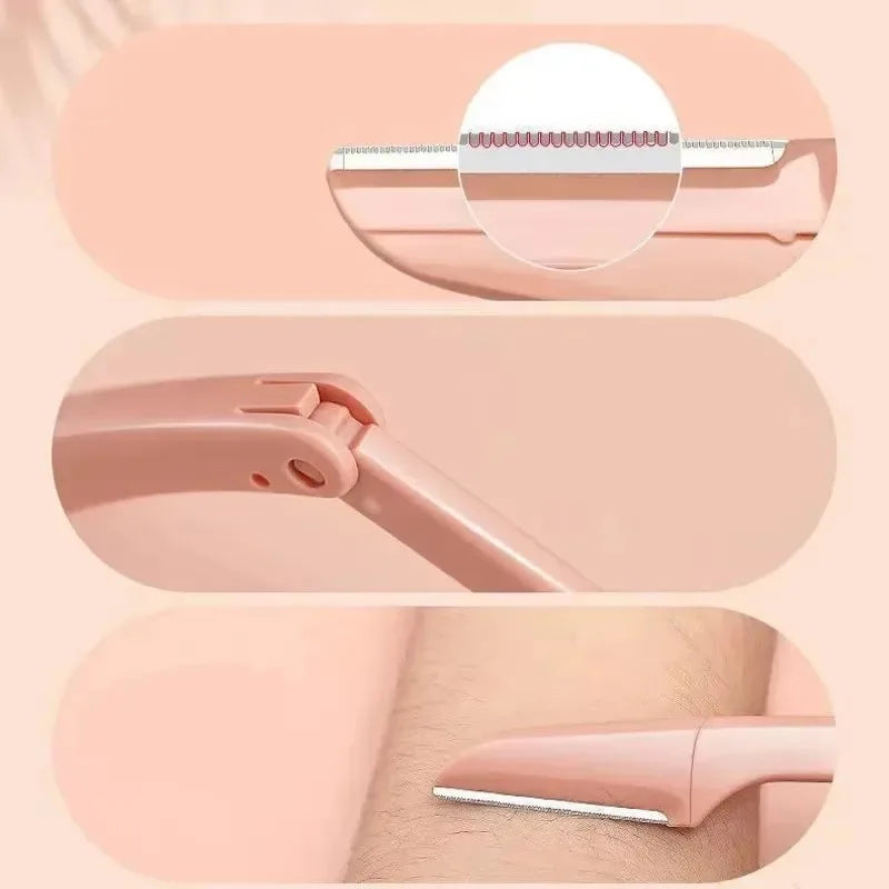 3-Piece Eyebrow Trimmer & Facial Hair Shaper Set for Women Eyebrow Trimmer Set Axl