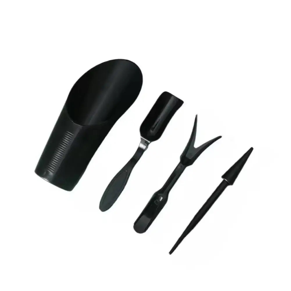 4-Piece Mini Garden Tool Set – Succulent & Potted Plant Tools Mini Garden Tool Set Axl S black
