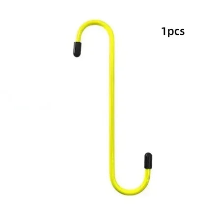 S-Shape Brake Caliper Hanger Hook with Rubber Tips | Universal Brake Caliper Hook Axl Yellow