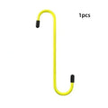 S-Shape Brake Caliper Hanger Hook with Rubber Tips | Universal Brake Caliper Hook Axl Yellow