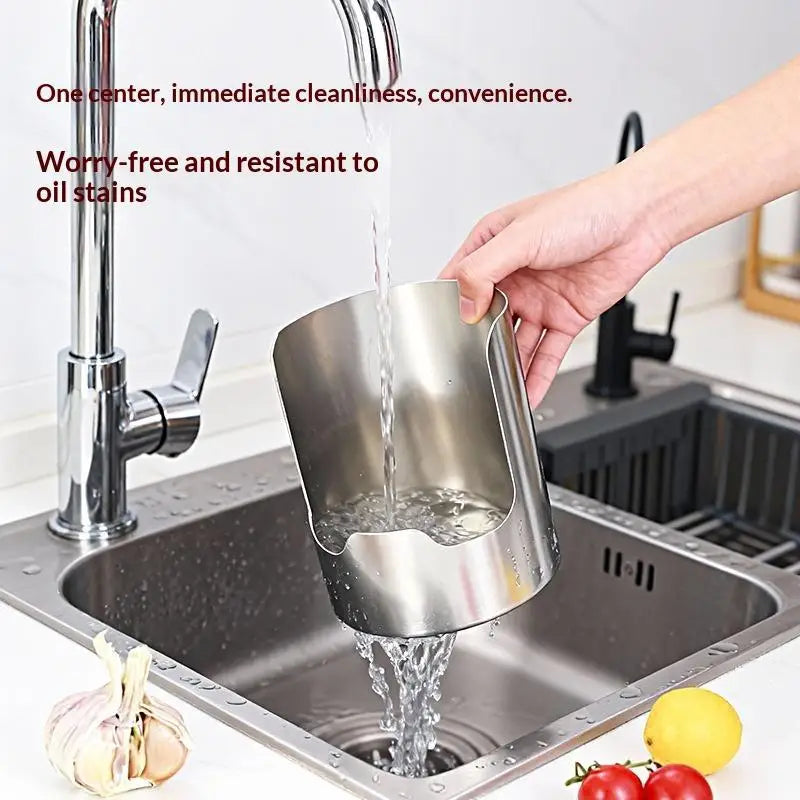 Stainless Steel Spoon & Spatula Holder – 2-in-1 Utensil Rack Utensil Holder Axl