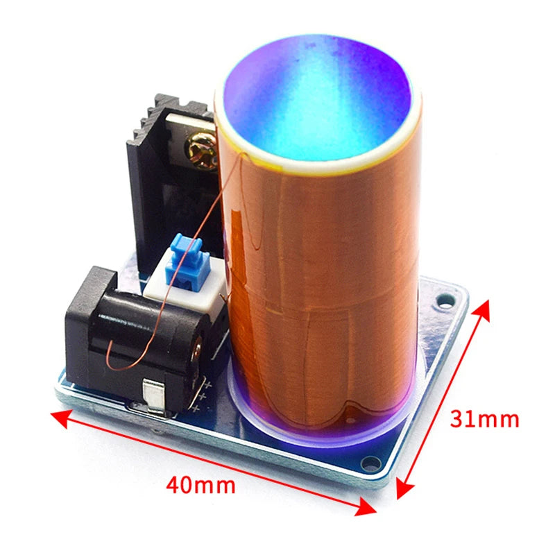 DIY Mini Tesla Coil Kit BD243 – Plasma Arc & Wireless Power Module DIY Electronics Kit Axl