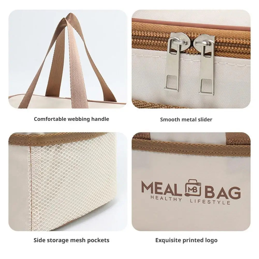Large Insulated Lunch Tote Bag – Thermal Bento Cooler Bag Insulated Lunch Bag Axl