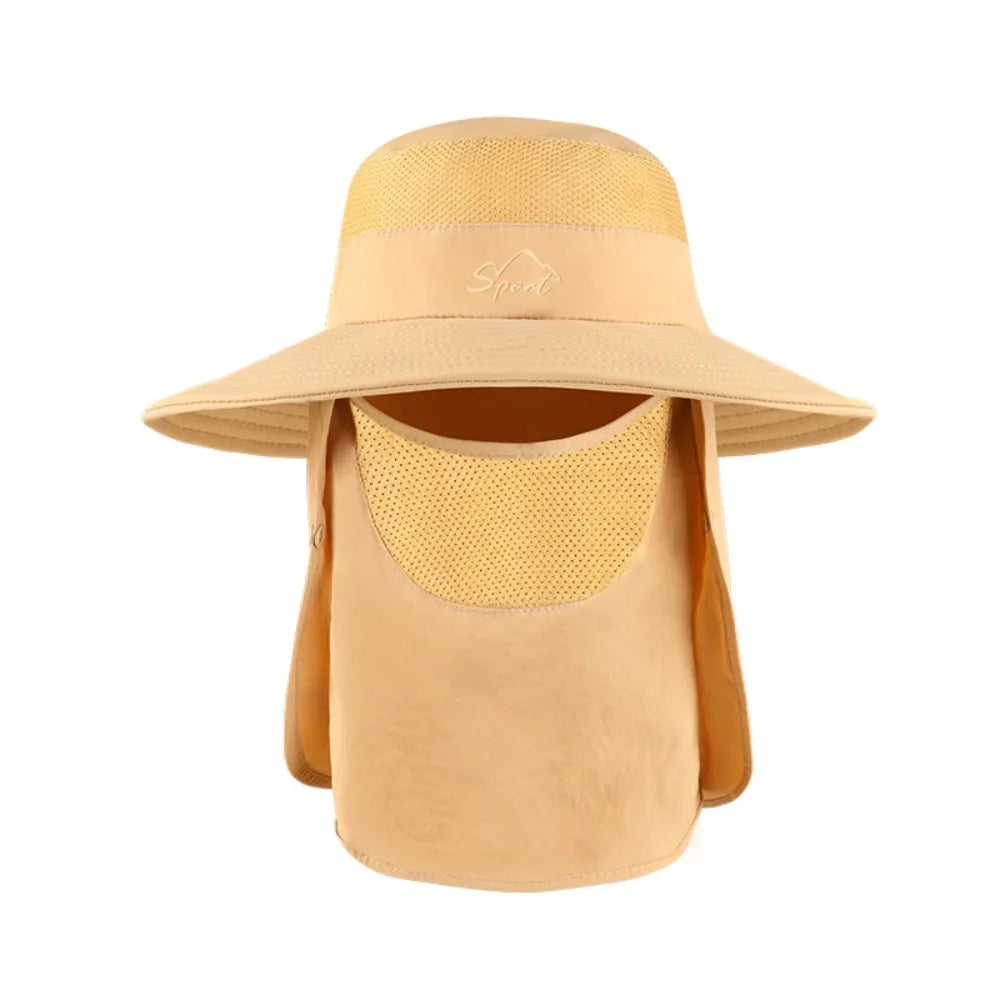 UV Fisherman Hat – Removable Neck Flap, Visor & Sun Cover Sun Protection Hat Axl style 3