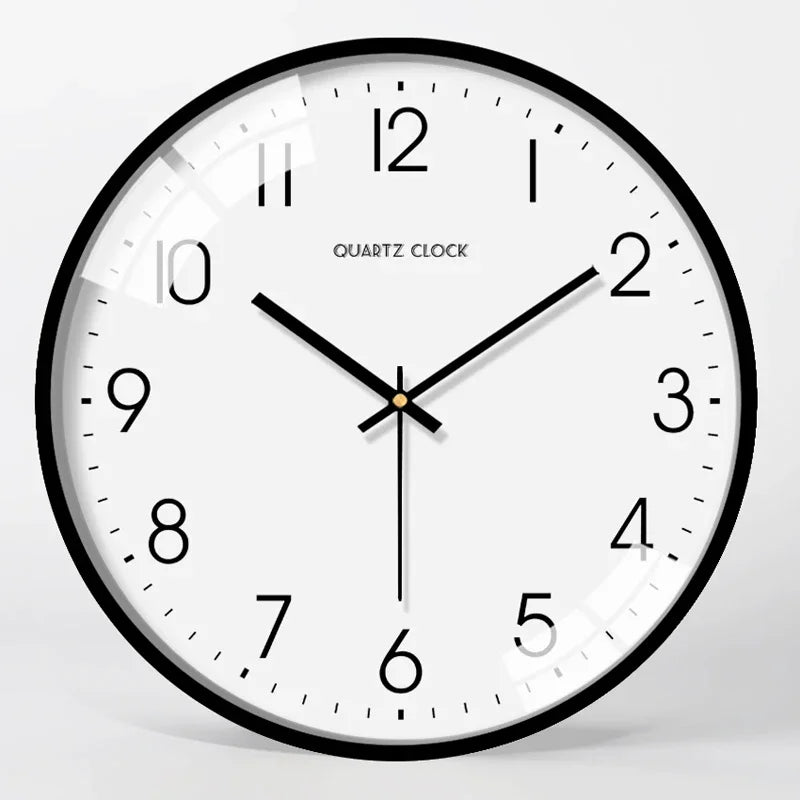 Modern Silent Metal Wall Clock – Living Room & Bedroom Decor Silent Wall Clock Axl Style 24 12 inch