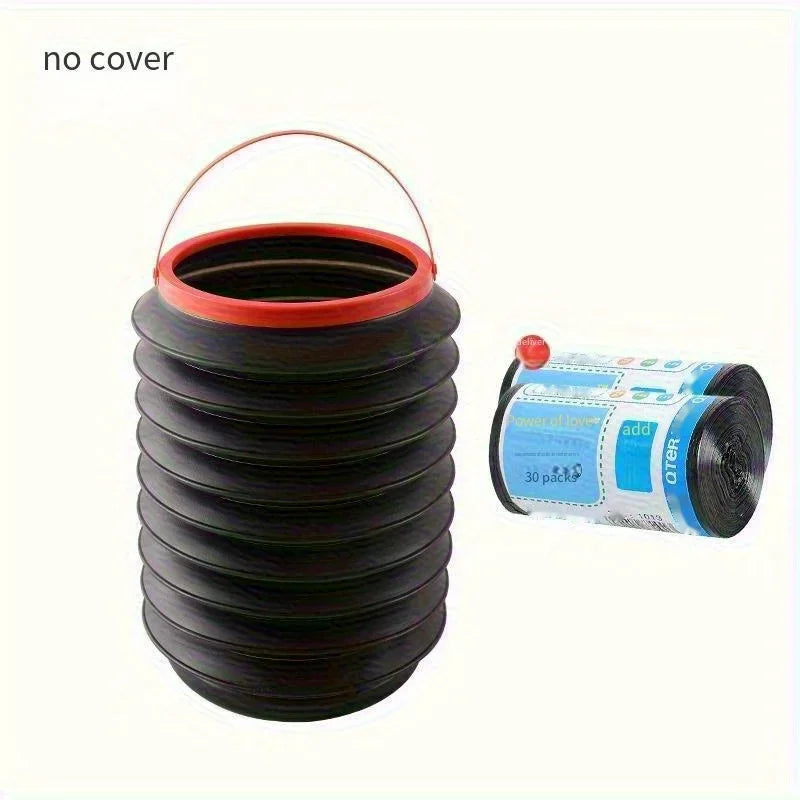 Foldable Car Trash Can – Portable Retractable Vehicle Bin Car Trash Can Axl
