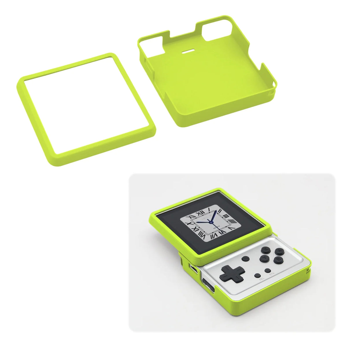 ANBERNIC RG Rotate Protective Case – Shockproof & Dustproof Console Protective Case Axl green