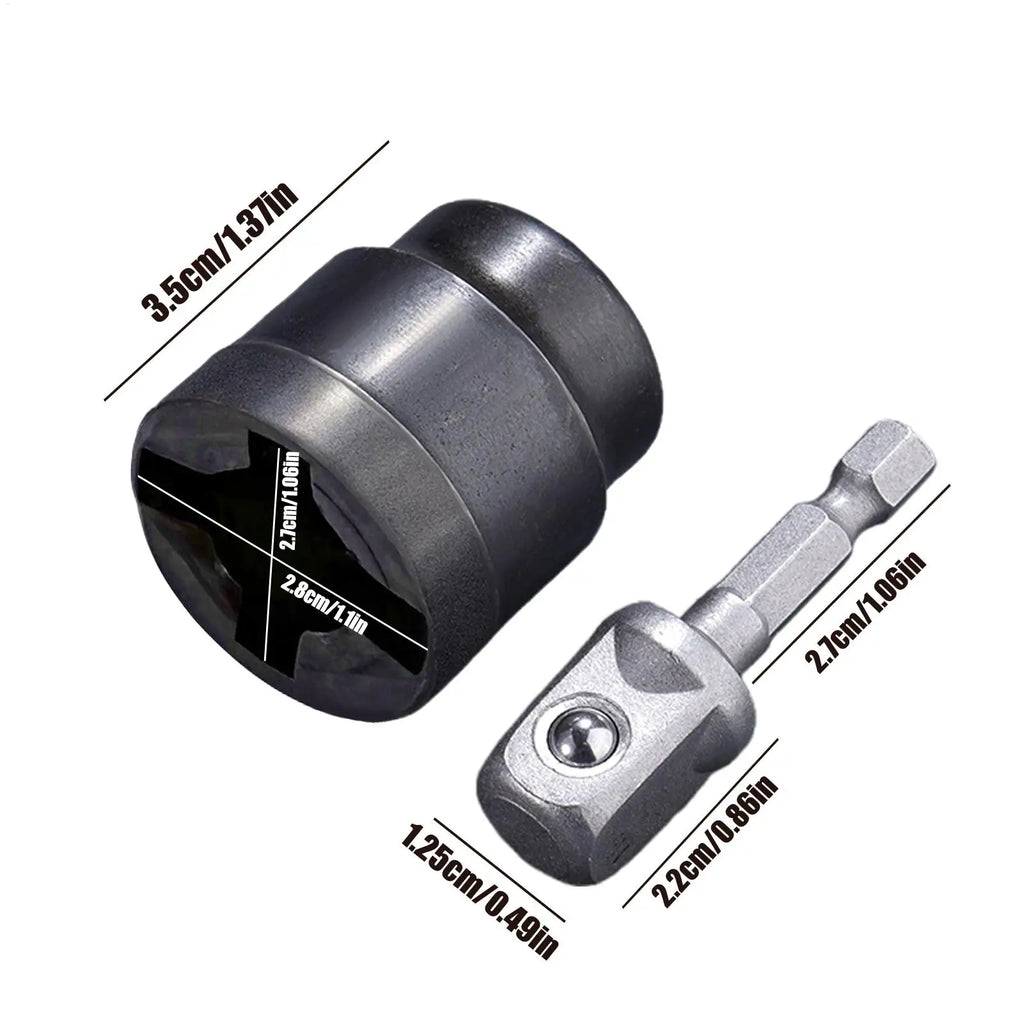 Scissor Jack Adapter Socket – Electric & Manual Wrench Tool Jack Socket Adapter Axl