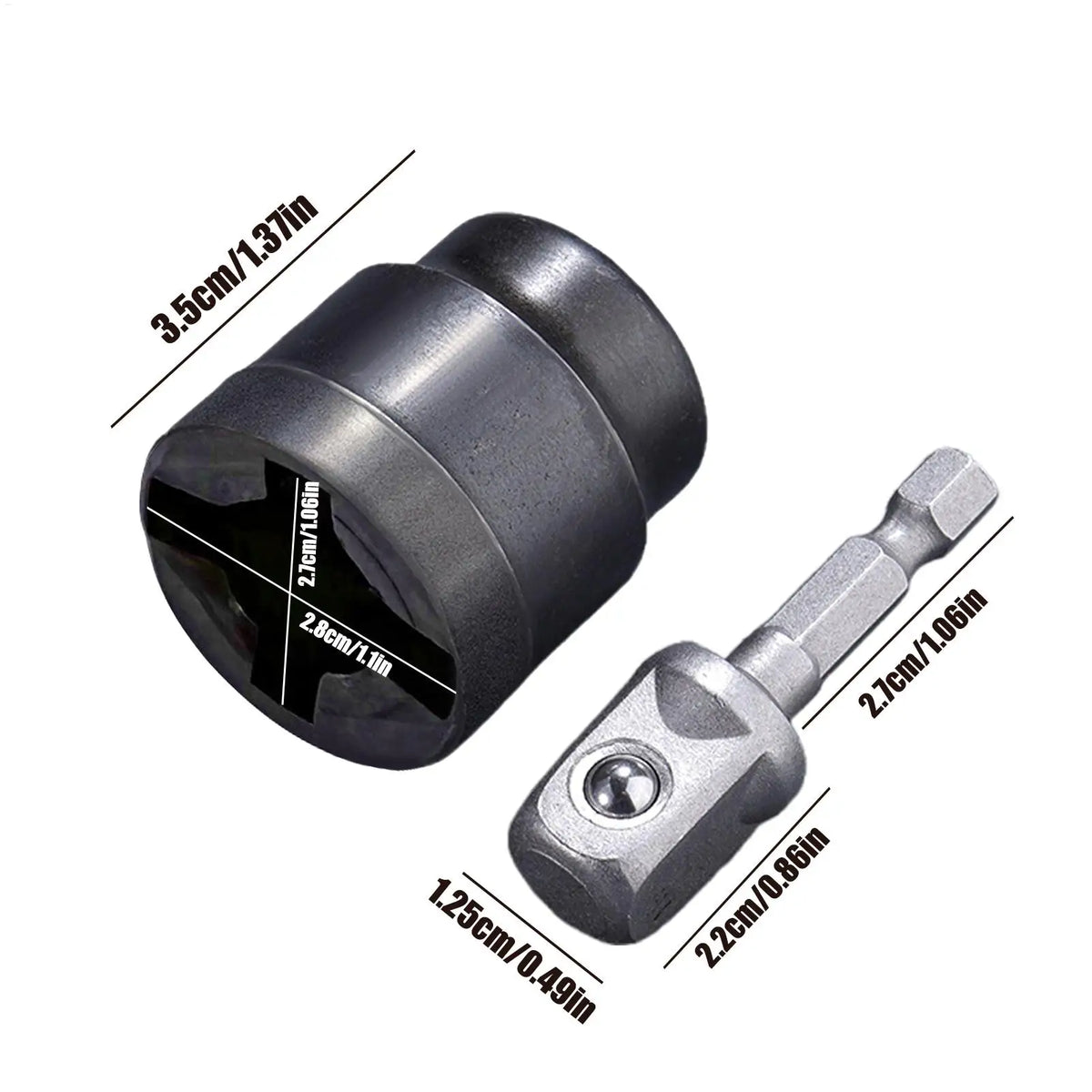 Scissor Jack Adapter Socket – Electric & Manual Wrench Tool Jack Socket Adapter Axl