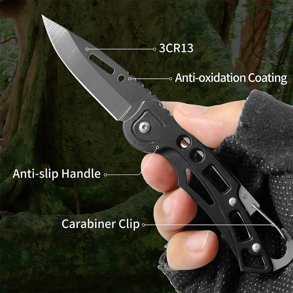 Stainless Steel Folding Pocket Knife – Camping, Fishing & EDC Folding Pocket Knife Axl