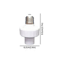 E27 Radar Motion Sensor Bulb Holder – Auto On/Off Light Socket Motion Sensor Socket Axl A