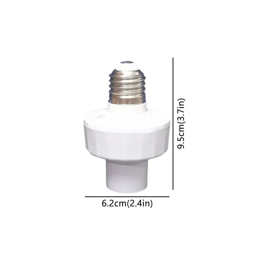 E27 Radar Motion Sensor Bulb Holder – Auto On/Off Light Socket Motion Sensor Socket Axl A
