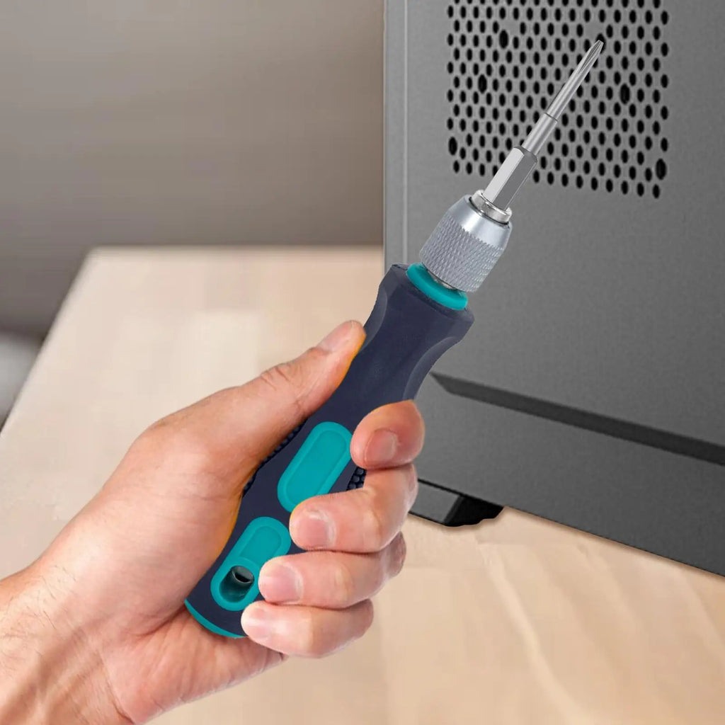 1/4" Hex Screwdriver Bit Handle – Quick Release Non-Slip Chuck Screwdriver Bit Handle Axl