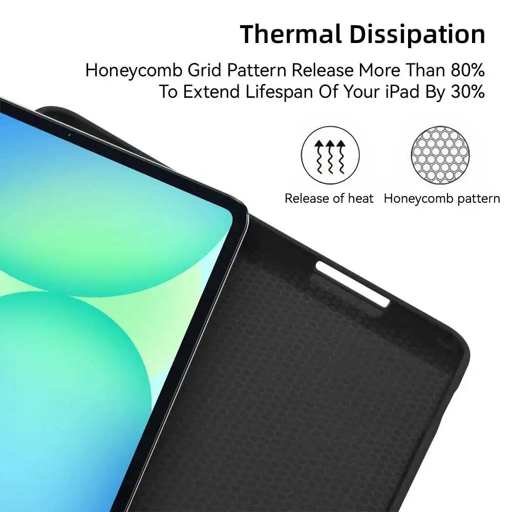 Silicone Tri-Fold Case Samsung Galaxy Tab S6 Lite A8 A9 S7 S8 S9 Tablet Case Axl