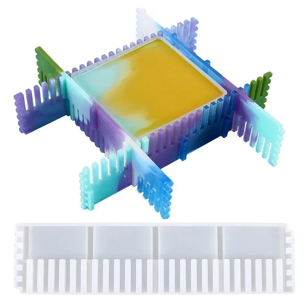 Silicone Epoxy Resin Mold – DIY Frame Bracket & Shelf Divider Silicone Resin Mold Axl Default Title