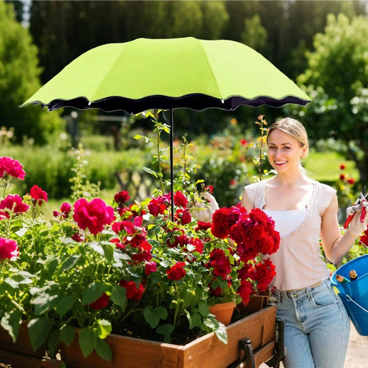 Plant Umbrella – UV Sun & Rain Protection for Garden Plants Garden Plant Umbrella Axl