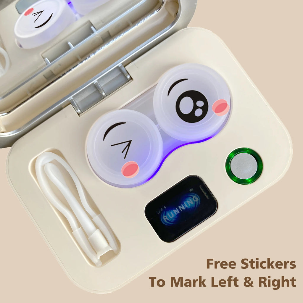 Rechargeable Electric Contact Lens Cleaner & Portable Case Contact Lens Cleaner Axl