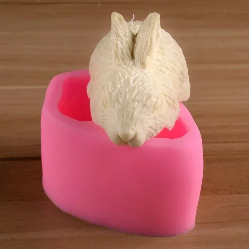 Rabbit Silicone Mold – Chocolate, Fondant, Cake & Soap Silicone Baking Mold Axl