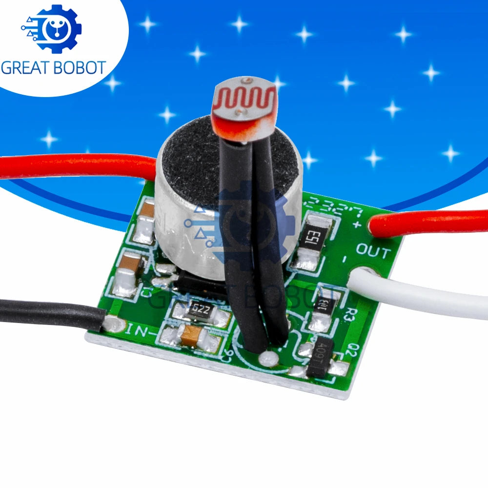Sound & Light Control LED Driver Module DC 3V–30V DIY Switch Sensor Switch Module Axl Default Title