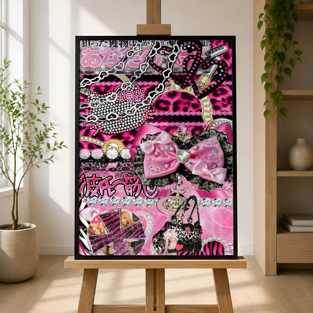 Cool Gyaru Peel-and-Stick PVC Wall Poster – HD Waterproof Art Wall Art Poster Axl