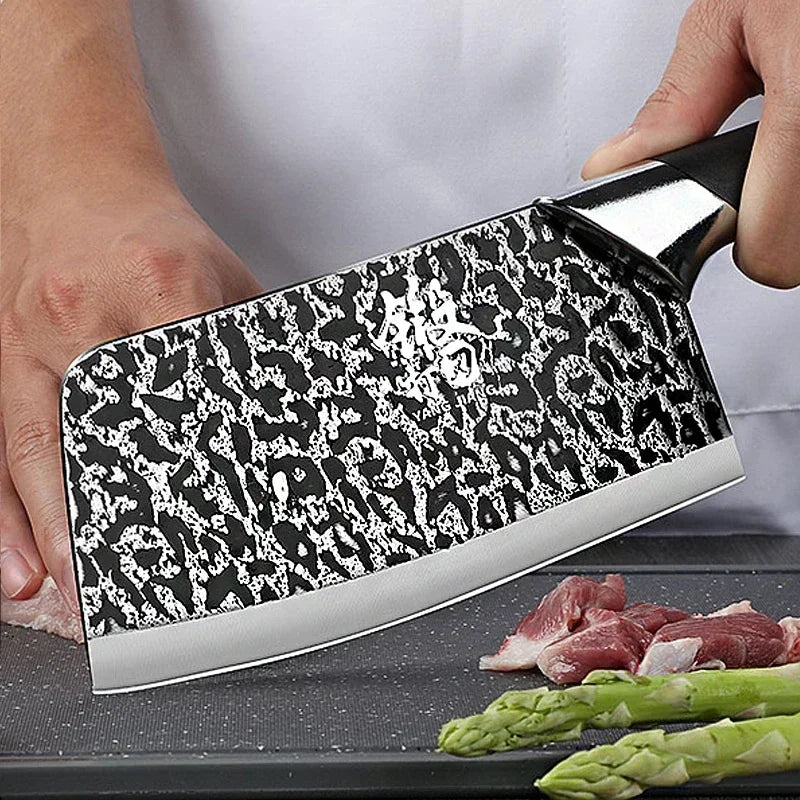 PLYS 4-Piece Stainless Steel Kitchen Knife Set with Covers Kitchen Knife Set Axl