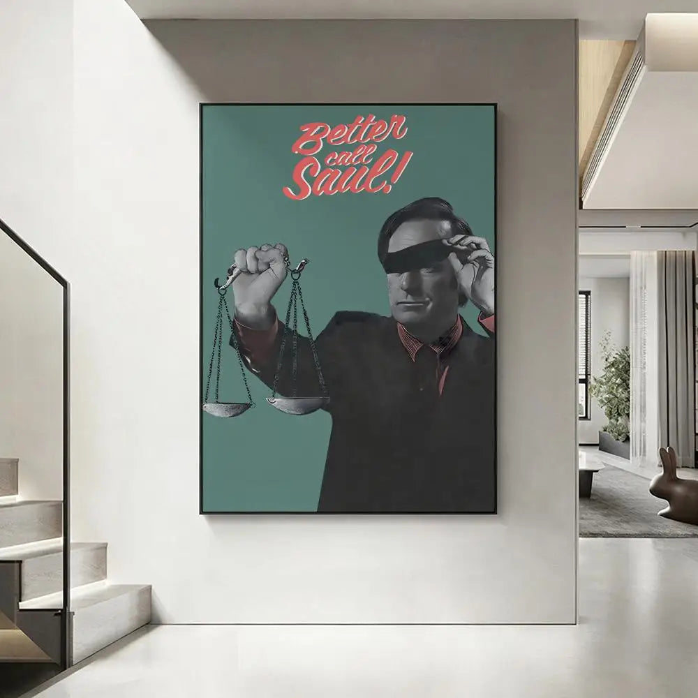 Better Call Saul Wall Poster – HD Waterproof TV Series Art Wall Art Poster Axl White15 30X40cmNoframe