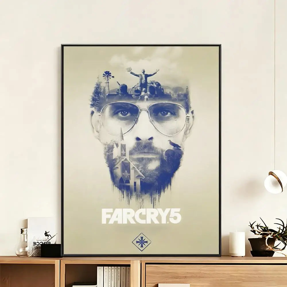 Far Cry Game Poster – HD Waterproof Wall Art Print Gaming Wall Poster Axl