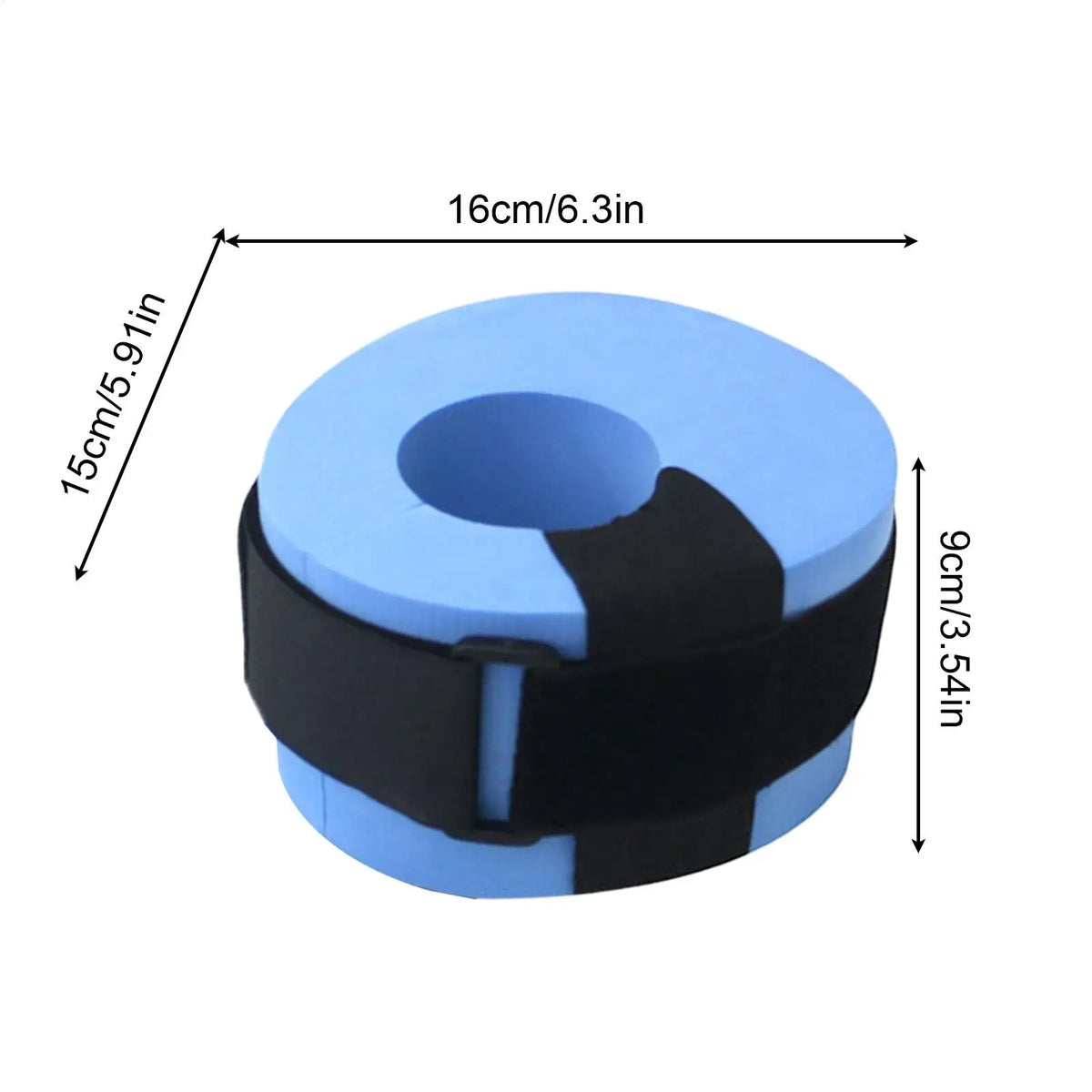 Foam Aquatic Cuffs – Water Aerobics Float Ring for Ankle & Arm Aquatic Fitness Cuffs Axl