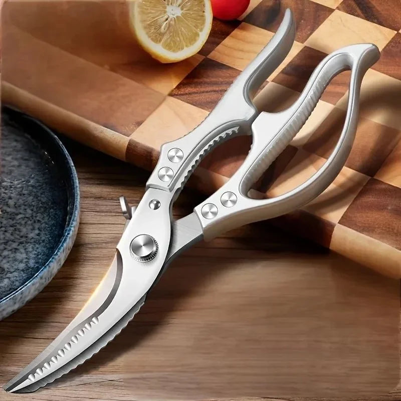 Multifunctional Kitchen Scissors – Heavy-Duty BBQ Shears Kitchen Scissors Axl