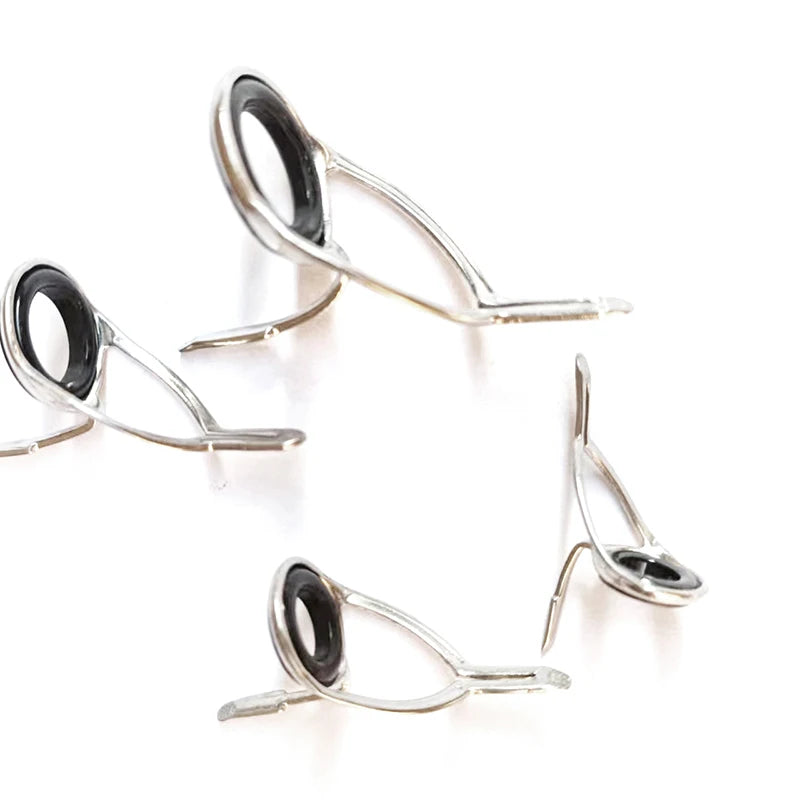 4-Pc Stainless Steel Fishing Rod Guide Ring Repair Kit Rod Repair Kit Axl