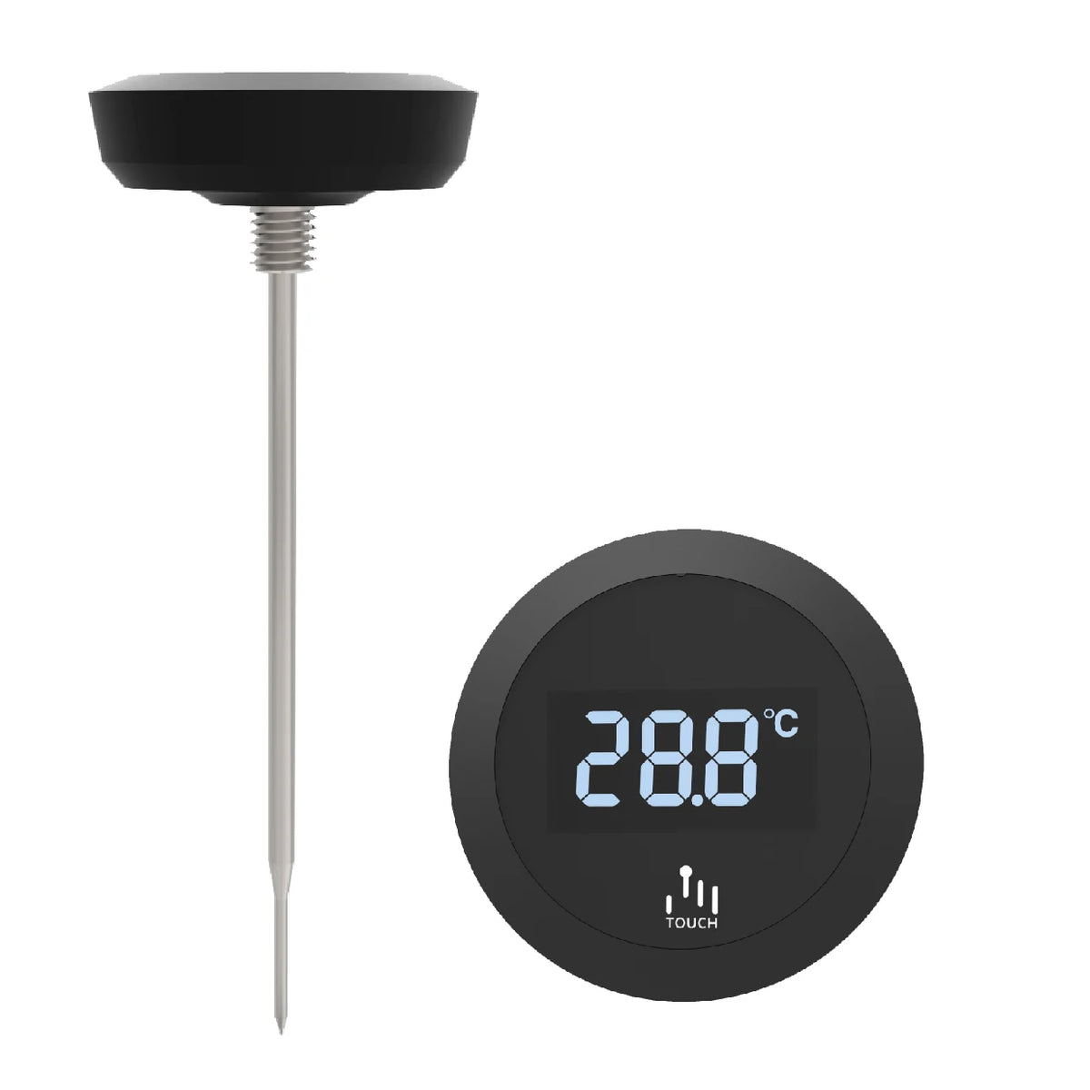 IP65 Waterproof Digital Kettle Lid Thermometer | LCD Touch Screen Kitchen Thermometer Axl thermometer