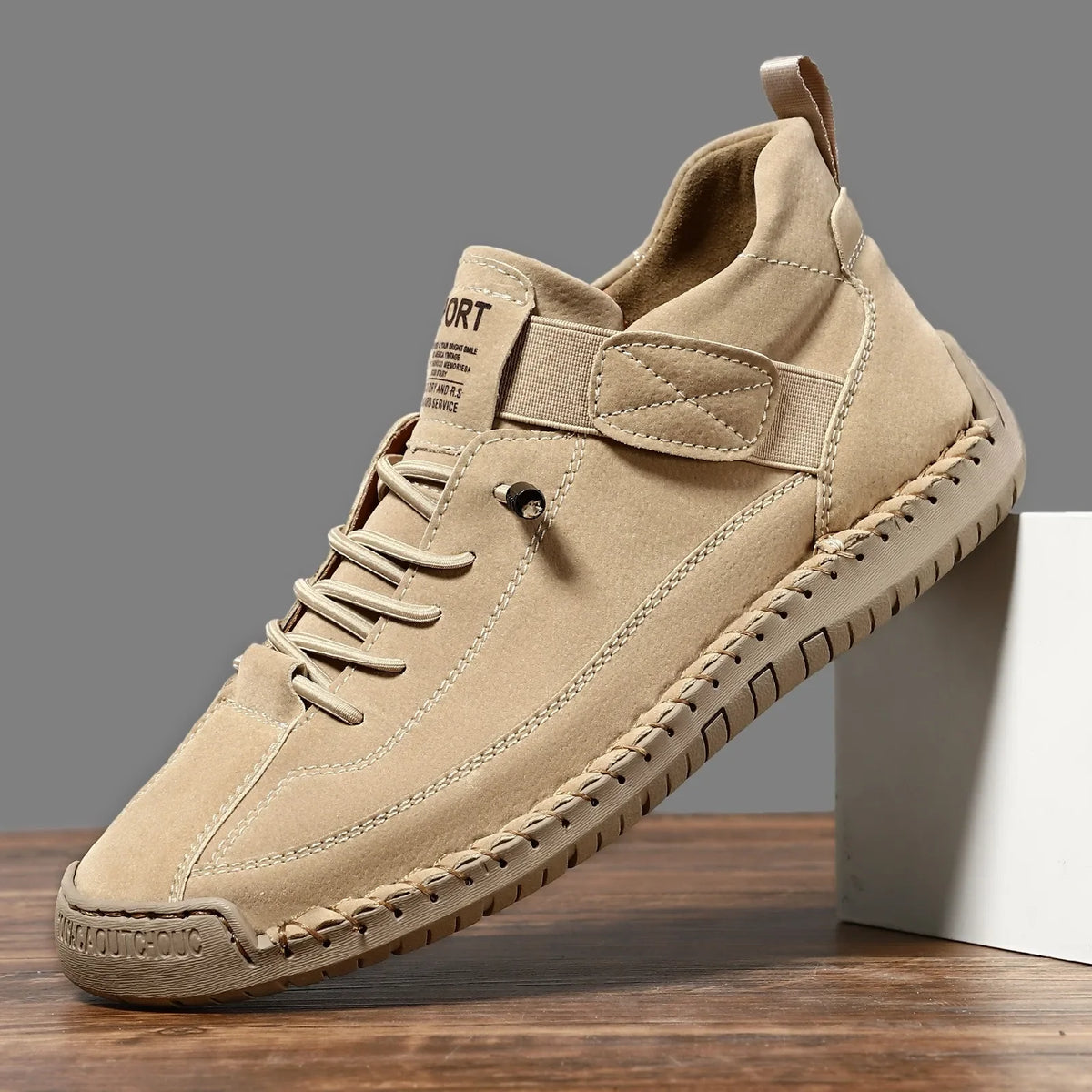 Women's Retro Lace-Up Ankle Boots – Anti-Slip & Waterproof Women's Ankle Boots Axl Khaki 36