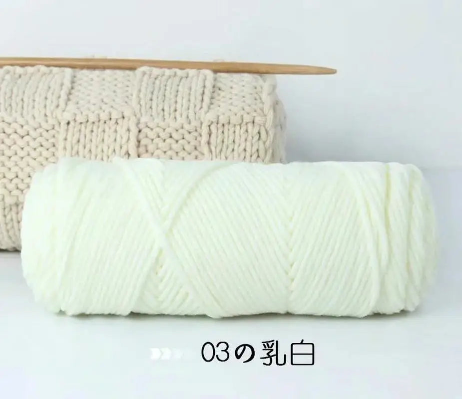8-Ply Milk Cotton Blended Yarn – Knitting & Embroidery Thread Knitting Yarn Axl